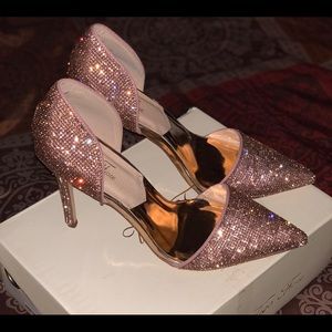 Rose gold heels